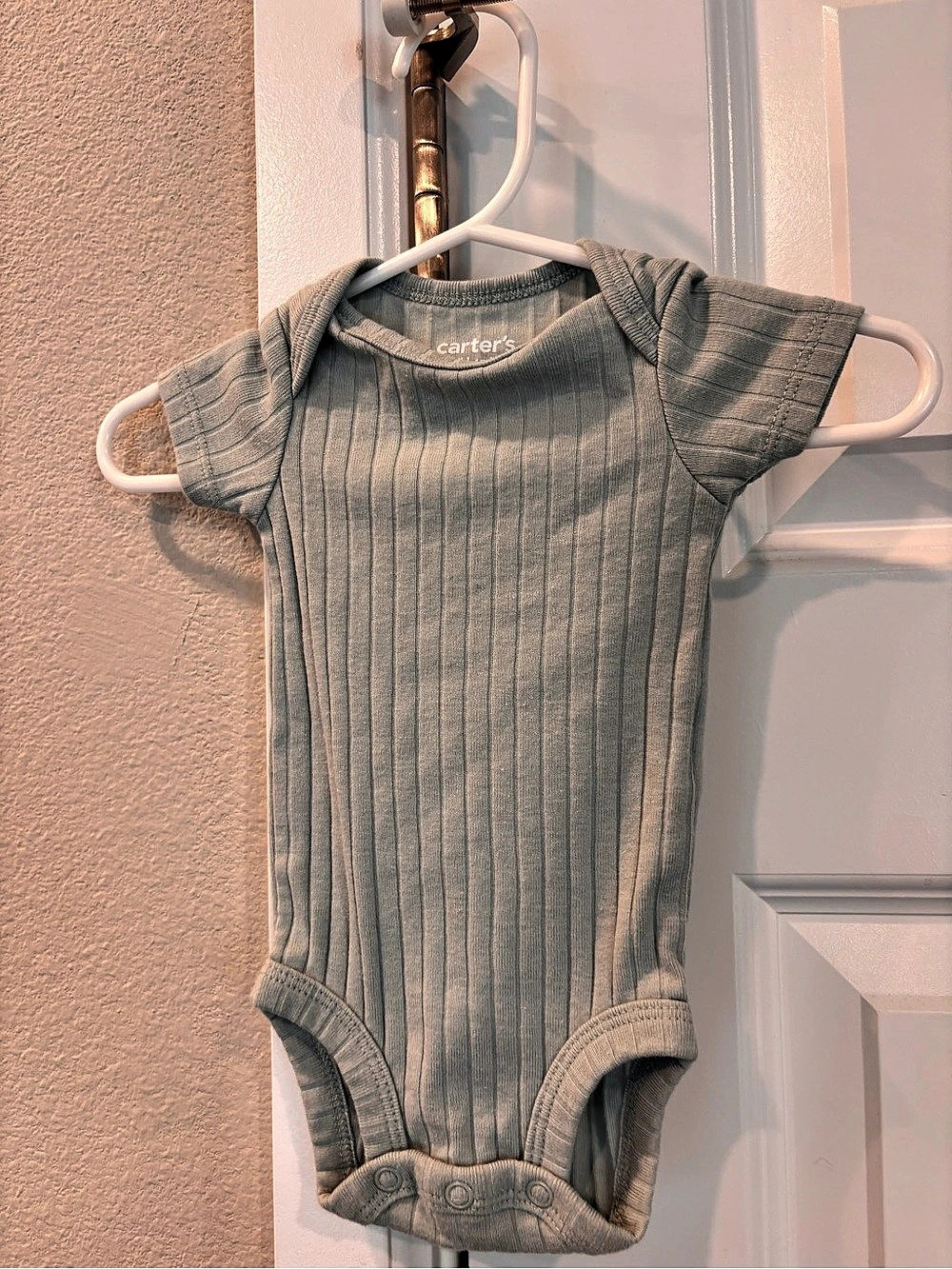 carter's Ribbed Bodysuit in Blue Newborn